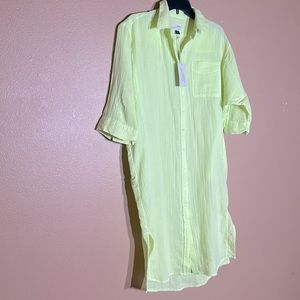 Light yellow beach theme cardigan
